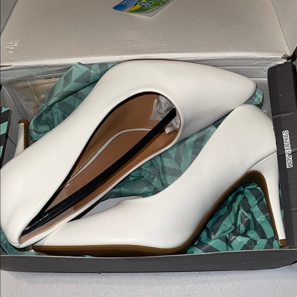 Elegant White Women's Heels